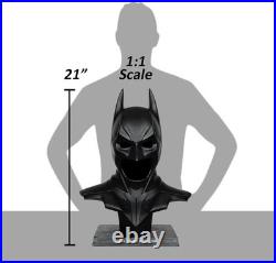 11 Scale Batman The Dark Knight 2008 Cowl Replica Collectible Displaye