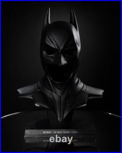 11 Scale Batman The Dark Knight 2008 Cowl Replica Collectible Displaye