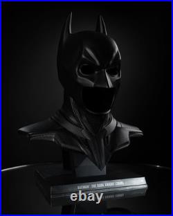 11 Scale Batman The Dark Knight 2008 Cowl Replica Collectible Displaye