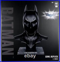 11 Scale Batman The Dark Knight 2008 Cowl Replica Collectible Displaye
