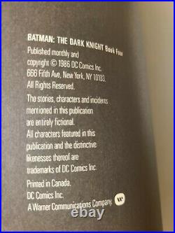 1986 Batman The Dark Knight Returns #1-4 First Prints