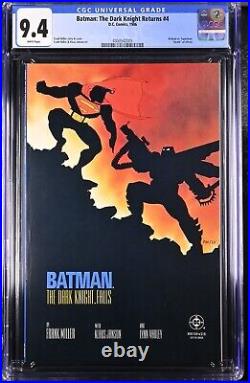 1986 DC Comics BATMAN the Dark Knight Returns #4 CGC 9.4 Frank Miller 1st Print