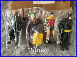 1989 BATMAN JCPENNEY Action Figures Set Bagged JOKER ROBIN BOB GOON TOYBIZ MIB