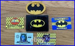 1989 Batman Joker Credit Cards Vintage Extremely Rare (set 4) wallet patch lot