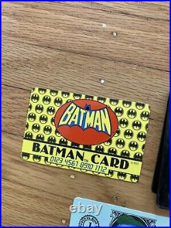 1989 Batman Joker Credit Cards Vintage Extremely Rare (set 4) wallet patch lot