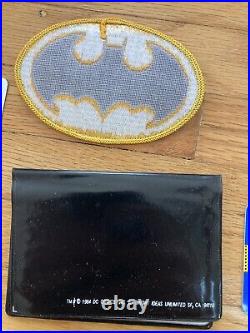 1989 Batman Joker Credit Cards Vintage Extremely Rare (set 4) wallet patch lot