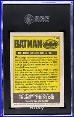 1989 Topps Batman Movie Trading Card #128 The Dark Knight Triumphs SGC 9 Pop 1