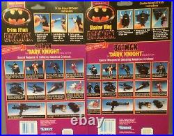 1990 2 x Dark Knight Collection BATMAN Shadow Wing And Crime AttackBNIB