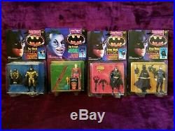 1990 BATMAN THE DARK KNIGHT COLLECTION ACTION FIGURES LOT of (4) NEW $100