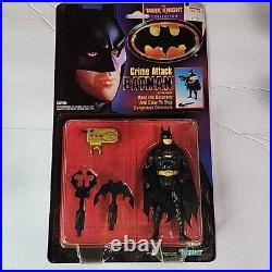 1990 Batman Dark Knight Collection MOC 5 Crime Attack Batman Figure Kenner