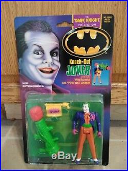 1990 Kenner Batman The Dark Knight Collection Knock-Out Joker With Bazooka New