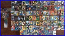 1994 Batman Saga of the Dark Knight, Base #1-100 + Spectra-etch #B1-B5 + SkyDisc