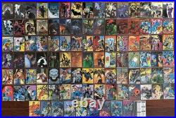 1994 Batman Saga of the Dark Knight, Base #1-100 + Spectra-etch #B1-B5 + SkyDisc