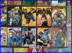 1994 Batman Saga of the Dark Knight, Base #1-100 + Spectra-etch #B1-B5 + SkyDisc