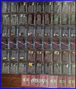 1994 Batman Saga of the Dark Knight, Base #1-100 + Spectra-etch #B1-B5 + SkyDisc