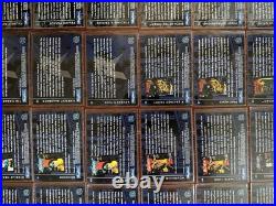 1994 Batman Saga of the Dark Knight, Base #1-100 + Spectra-etch #B1-B5 + SkyDisc