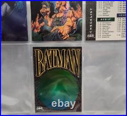 1994 Skybox Batman Saga of the Dark Knight #1-100, Spectra B1-B5, Skydisc #SD1