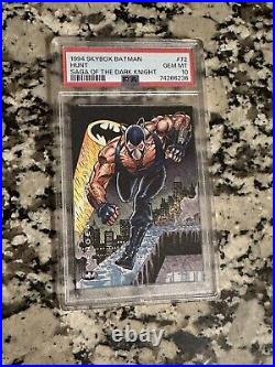 1994 Skybox Batman Saga of the Dark Knight #72 Hunt BANE PSA 10 Gem Mint