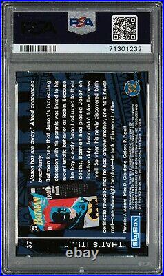 1994 Skybox DC Batman Saga of the Dark Knight #37 That's it! Robin PSA 10 POP 1