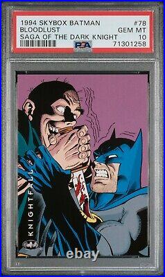 1994 Skybox DC Batman Saga of the Dark Knight #78 Bloodlust PSA 10 POP 1