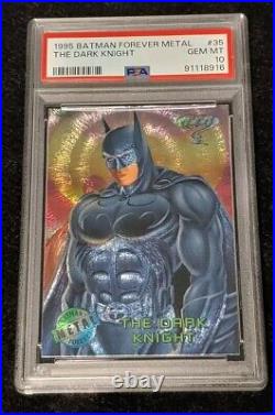1995 Batman Forever Metal #35 The Dark Knight PSA 10 Gem Mint WOW