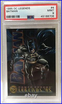 1995 Batman The Dark Knight DC Comics Legends PSA 9 Card Power Chrome Marvel