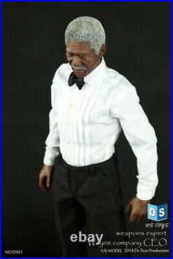 1/6 DS Toys DS01 Weapons Expert CEO Dark Knight Lucius Fox Collectible Figure