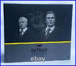 1/6 Hot Toys MMS236 Dark Knight Batman Armory Bruce Wayne Alfred Pennyworth Set