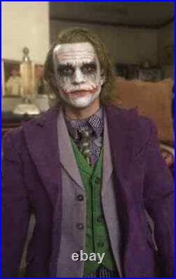 1/6 Joker Heath Ledger Head with rooted hair great likeness