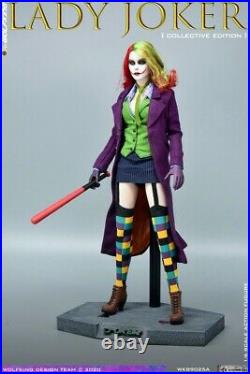 1/6 WOLFKING WK89025A LADY JOKER With3pcs Head Collectable Action Figure Model Toy