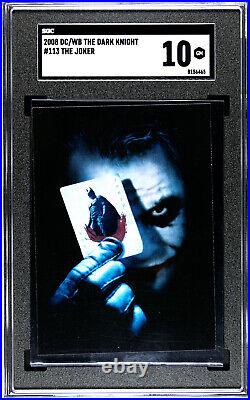 2008 DC/WB The Dark Knight JOKER SGC 10 GEM Mint Pop 1 Heath Ledger RC #113