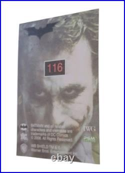 2008 Heath Ledger Rookie The Dark Knight Movie Poster Card # 116