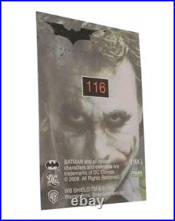 2008 Heath Ledger Rookie The Dark Knight Movie Poster Card # 116
