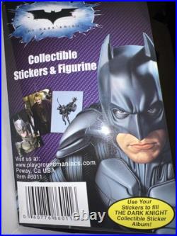 2008 PGM Batman the Dark Knight Collectible Stickers and Figures COMPLETE SET