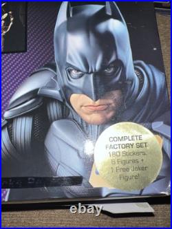 2008 PGM Batman the Dark Knight Collectible Stickers and Figures COMPLETE SET