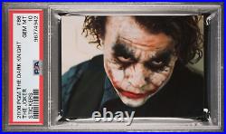 2008 PGM The Dark Knight JOKER #86 PSA 10 Gem Pop 2 Heath Ledger Rookie Card RC