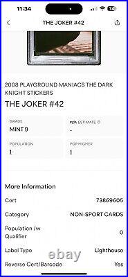 2008 Pgm The Dark Knight Joker Number 42 Pop 1