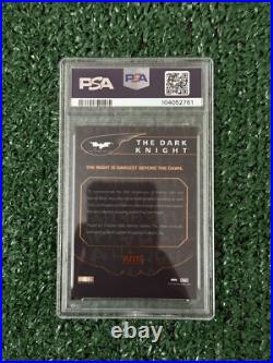 2024 Kith Batman The Dark Knight 2008 PSA 10 RARE PROMO CARD! SHIPS SAME DAY