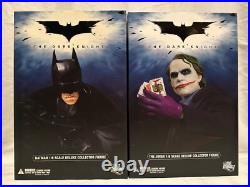 2 X DC Direct 16 Scale Collector Figures Batman + Joker The Dark Knight SEALED