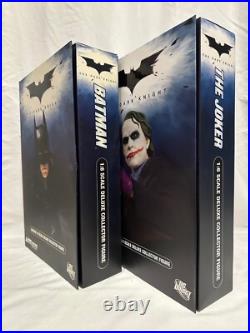 2 X DC Direct 16 Scale Collector Figures Batman + Joker The Dark Knight SEALED