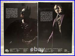2 X DC Direct 16 Scale Collector Figures Batman + Joker The Dark Knight SEALED
