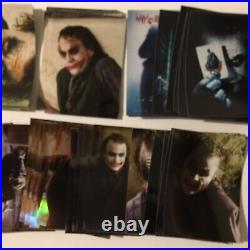 (43) 2008 The Dark Knight Heath Ledger Joker Rookie Sticker Cards Refractors PGM