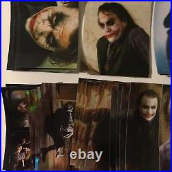 (43) 2008 The Dark Knight Heath Ledger Joker Rookie Sticker Cards Refractors PGM