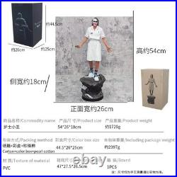54cm Heath Ledger Joker Statue Nurse Uniform DC Resin Figure Model Collectible