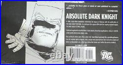 Absolute Dark Knight Hardcover Slipcase Edition NOS FACTORY SEALED