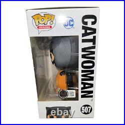 Anne Hathaway Signed Auto Catwoman Funko Pop 507 Beckett The Dark Knight Rises
