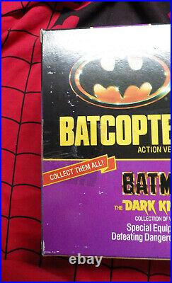 BATCOPTER 1990 The Dark Knight Collection Kenner Keaton Burton MIB Sealed