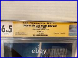 BATMANTHE DARK KNIGHT 1-4 SET CGC 6.5 Signature Series FRANK MILLER COPPER AGE