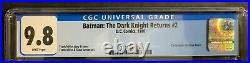 BATMANTHE DARK KNIGHT RETURNS #2 (1986) (WithP) CGC 9.8 UNCIRCULATED NEW CASE