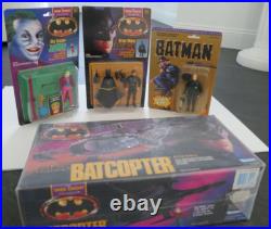 BATMAN 1989 Figure LOT, JOKER, Bob, Bruce Wayne UNPUNCHED, Dark Knight BATCOPTER BATMAN 1989 Figure LOT, JOKER, Bob, Bruce Wayne UNPUNCHED, Dark Knight BATCOPTER